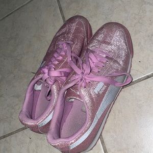 Pink glittery Pumas